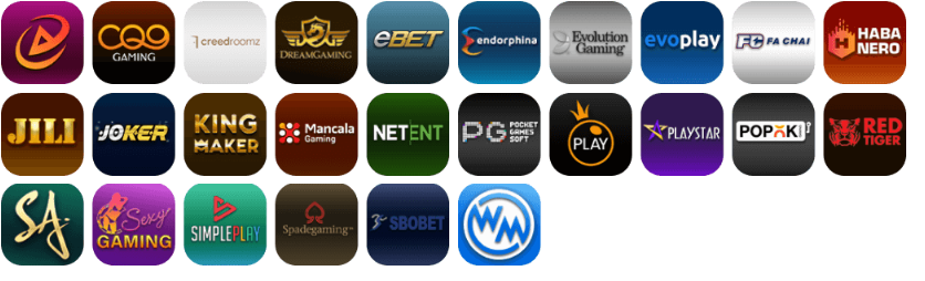 ผู้ให้บริการเกมที่ร่วมกับเว็บไซต์